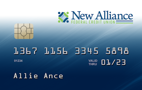 Credit Card with New Alliance logo